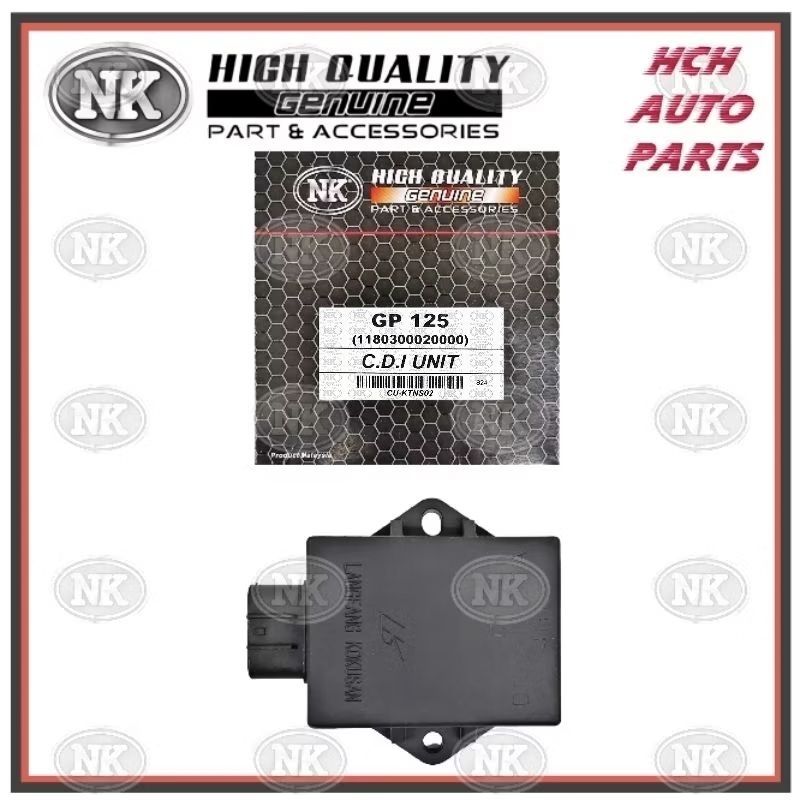 CDI UNIT - KTNS - GP 125/ GP125 CLASSIC/ GP125 CAFE RACER - P/NO.1180300020000 (NK)