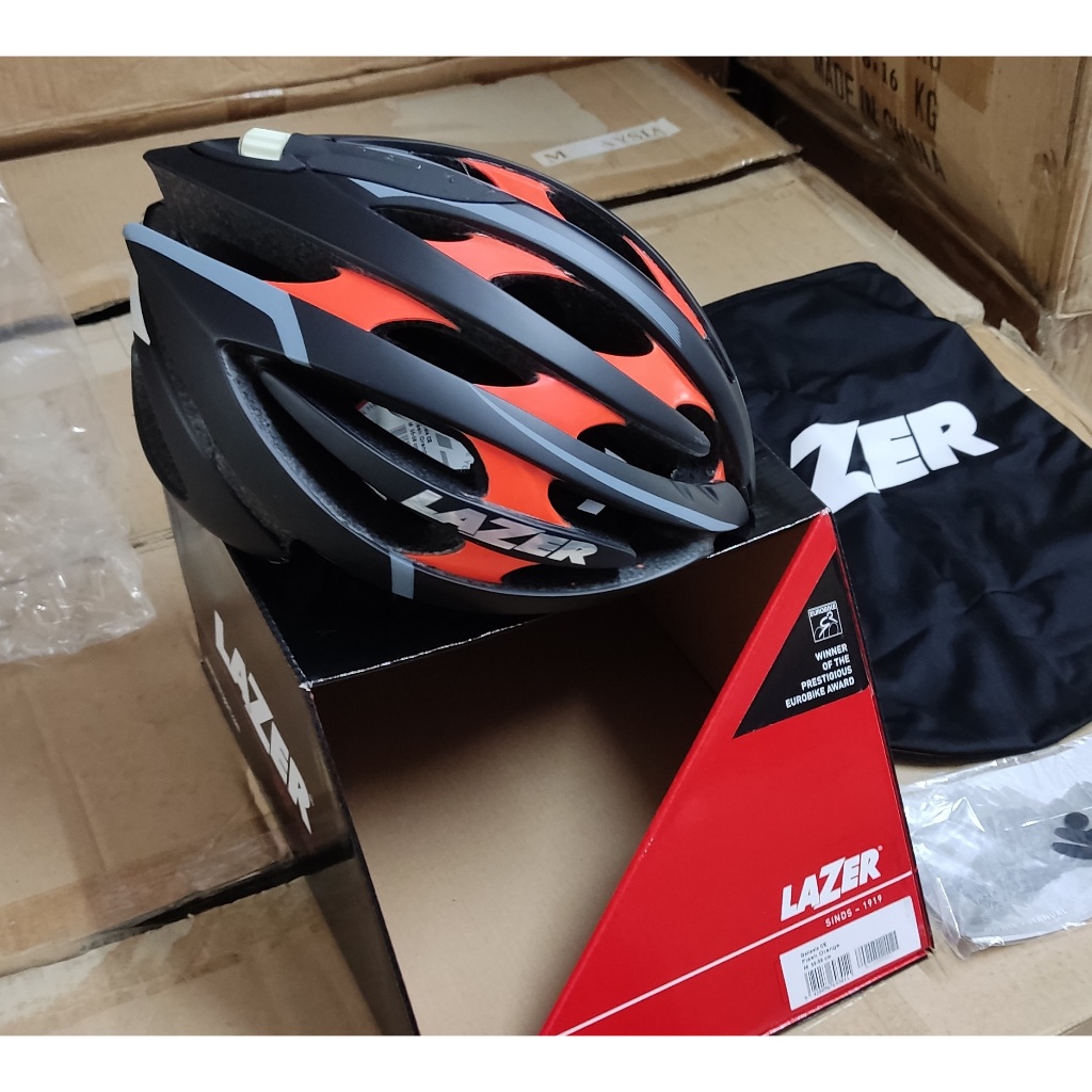 MEGA Lazer Flash Genesis Helmet M สีส้ม รับประกัน