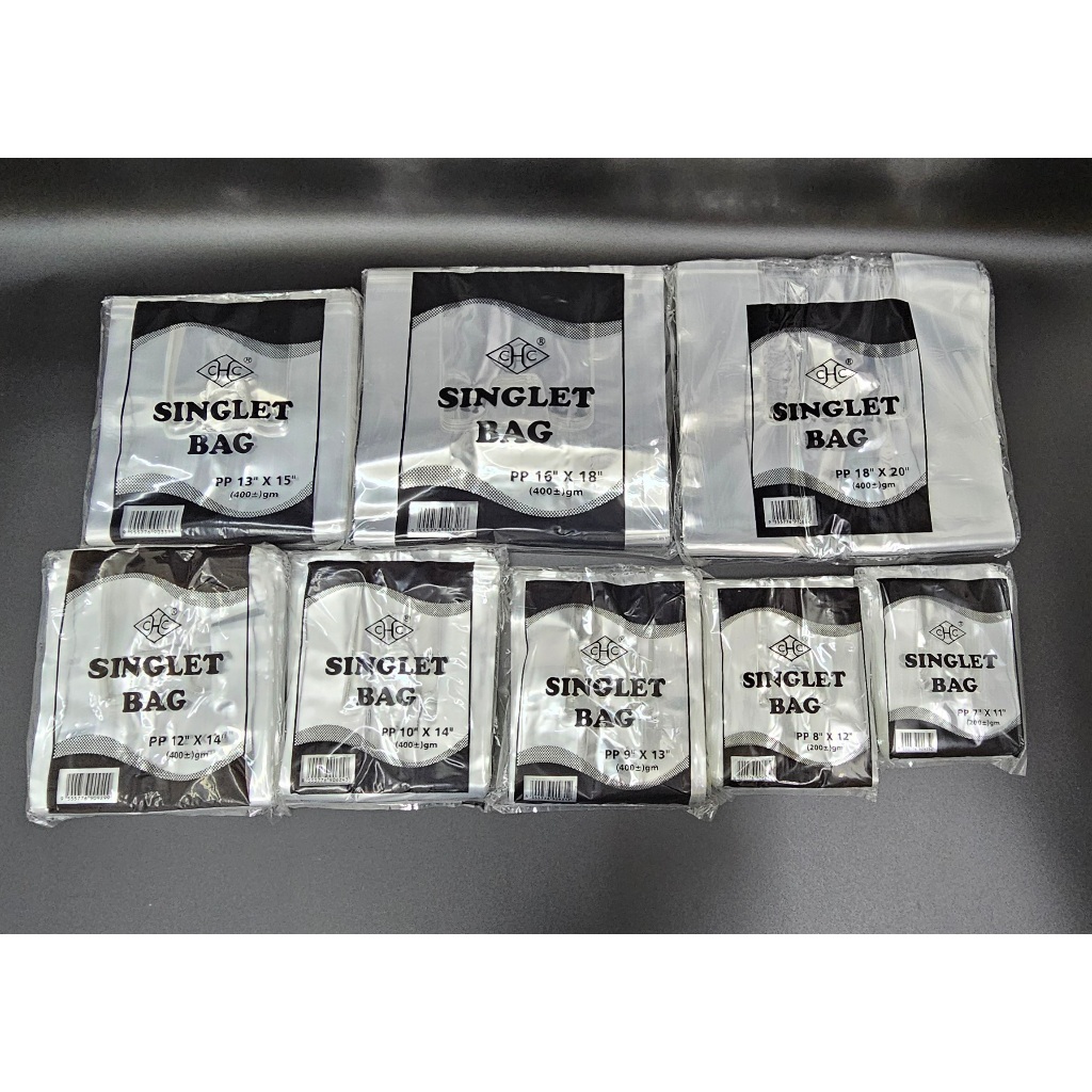 ถุงเดี่ยวพลาสติก PP / PP / PP / พลาสติกใส (200g/400g)