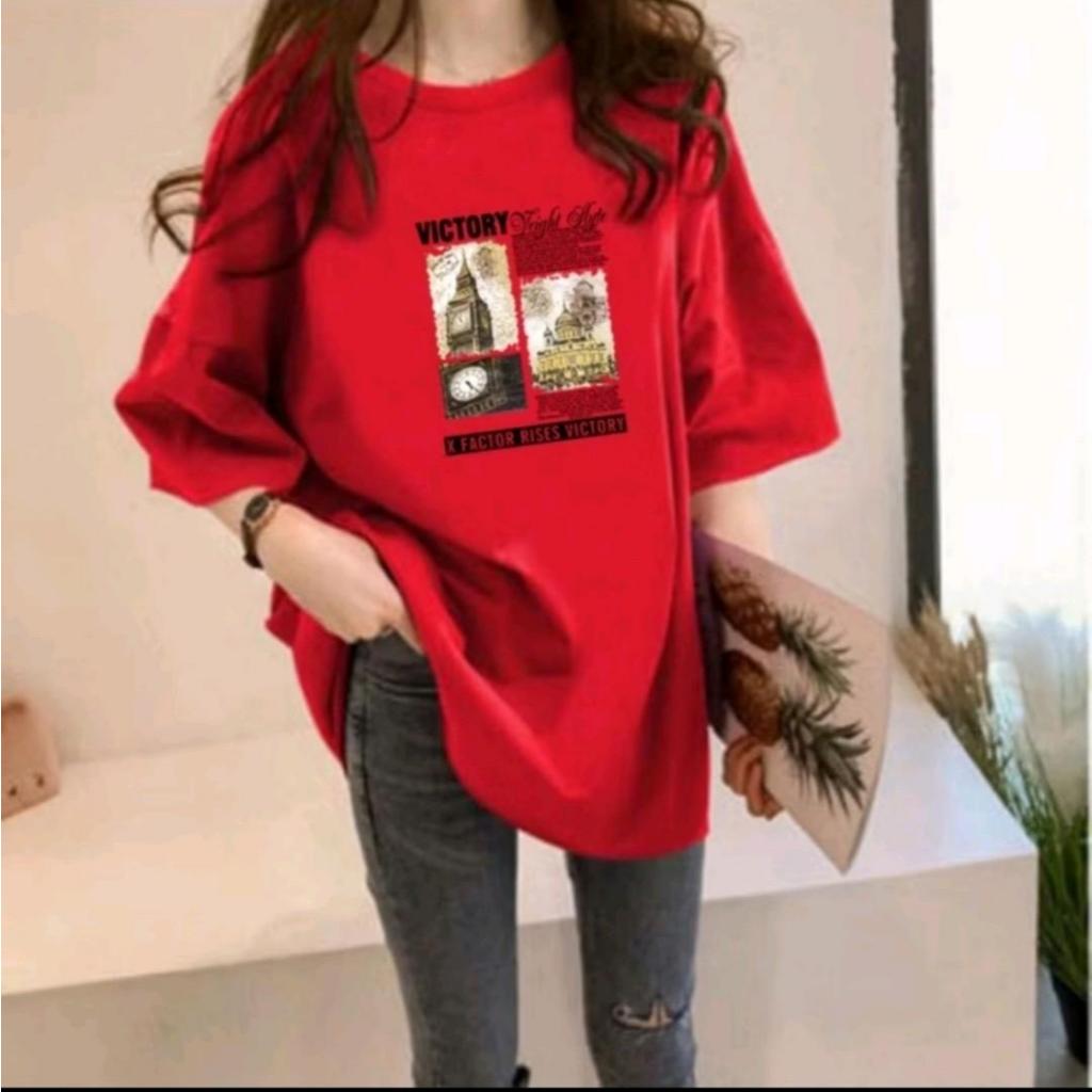 <Baby Ervin>m-5xloversizetshirtwomenเสื้อยืดunisexoversizewomenperempuan(a21111)