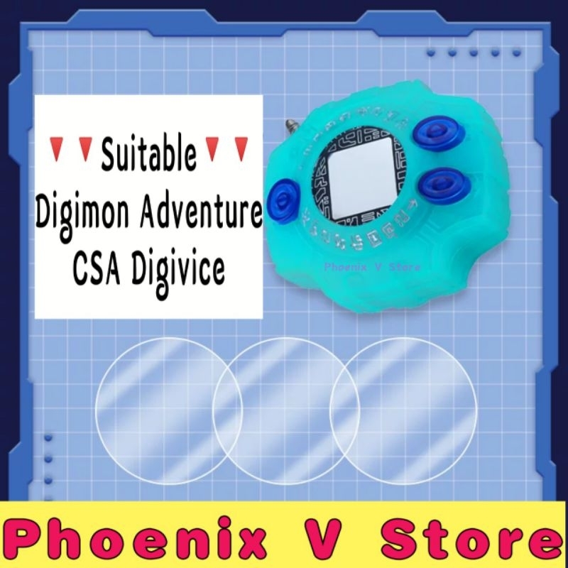 🔥‼️Ready Stock‼️🔥 Digimon Adventure Digivice CSA Screen Protector 数码暴龙 数码宝贝 屏幕膜 暴龙机 数码机 初代 声控机