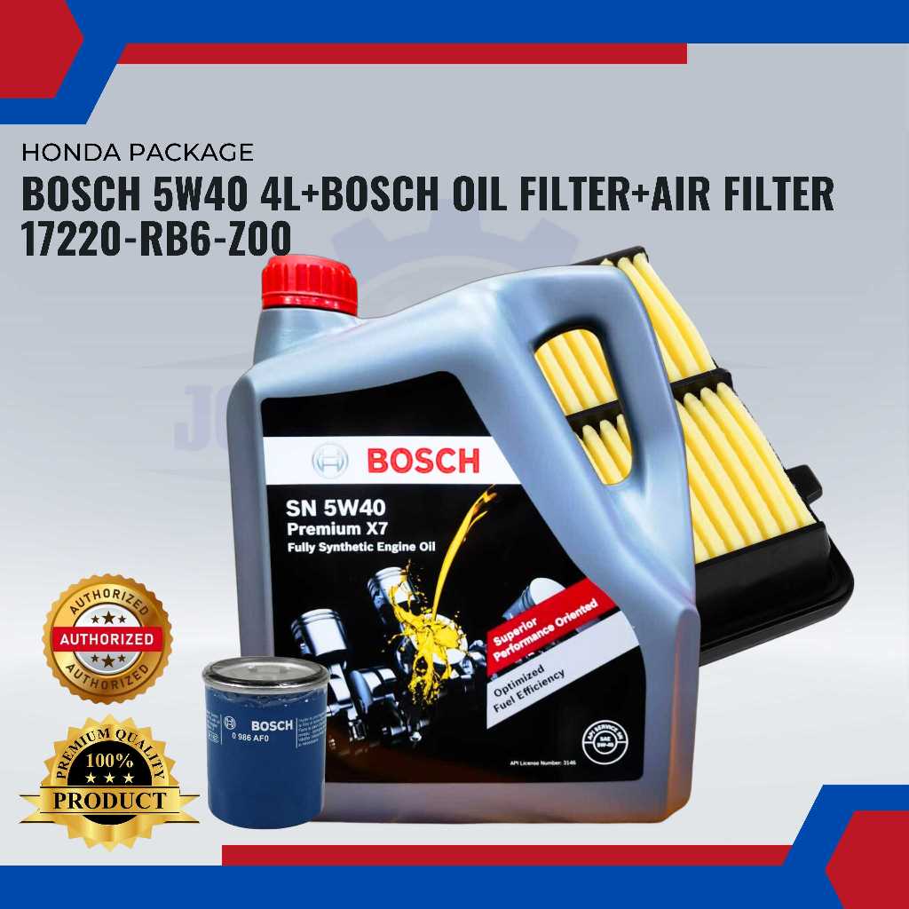 COMBO PACKAGE HONDA CITY TMO (BOSCH 5W40)