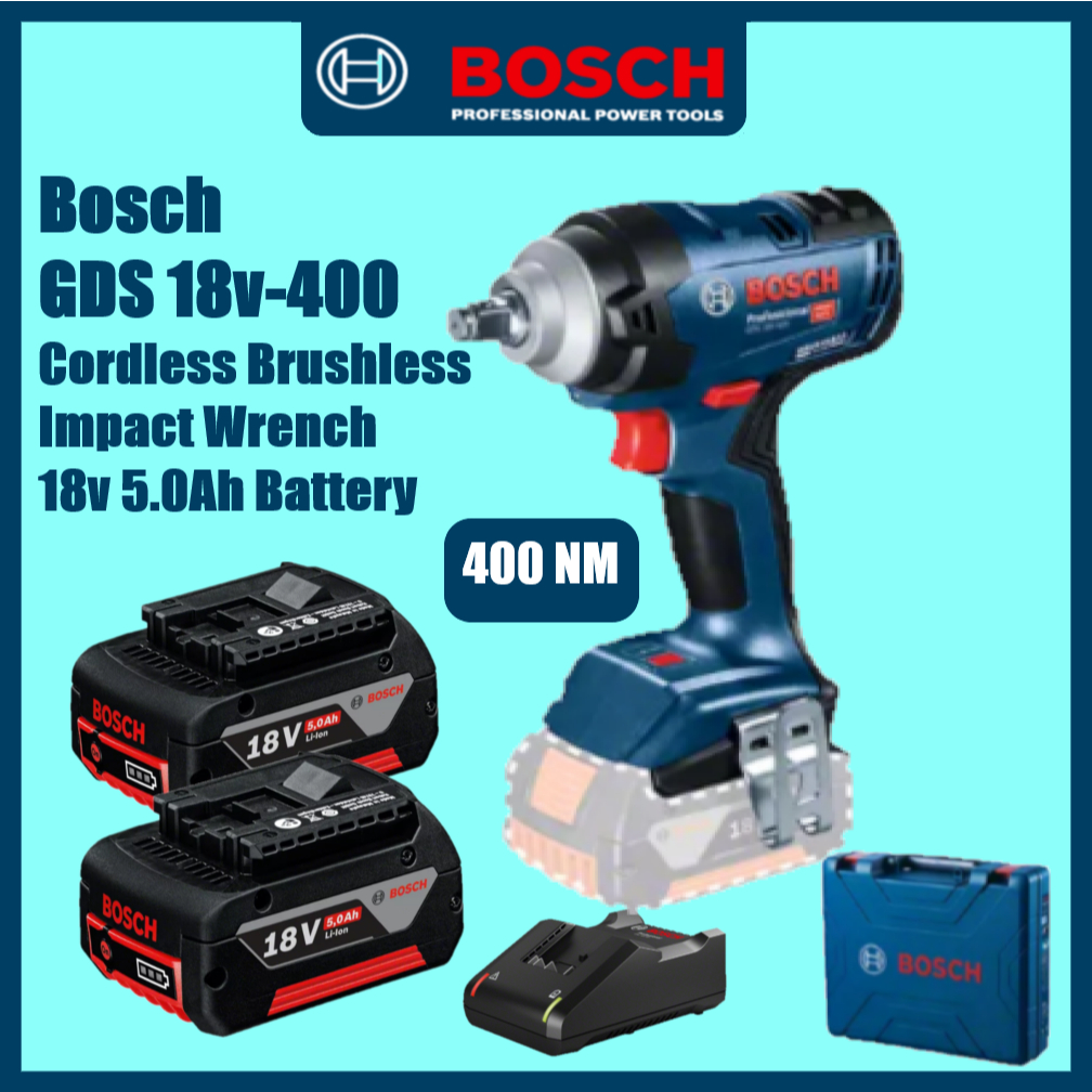 BOSCH GDS 18V-400 / GDS 18V400 CORDLESS IMPACT WRENCH BRUSHLESS MOTOR 18v 400nm