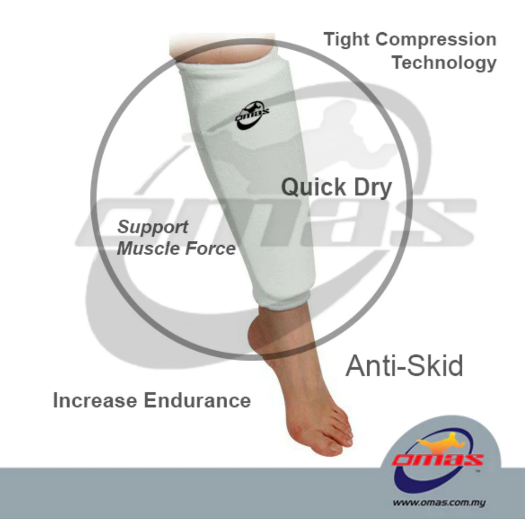 AMAS สนับแข้งยืดหยุ่น เทควันโด Silat PE3019