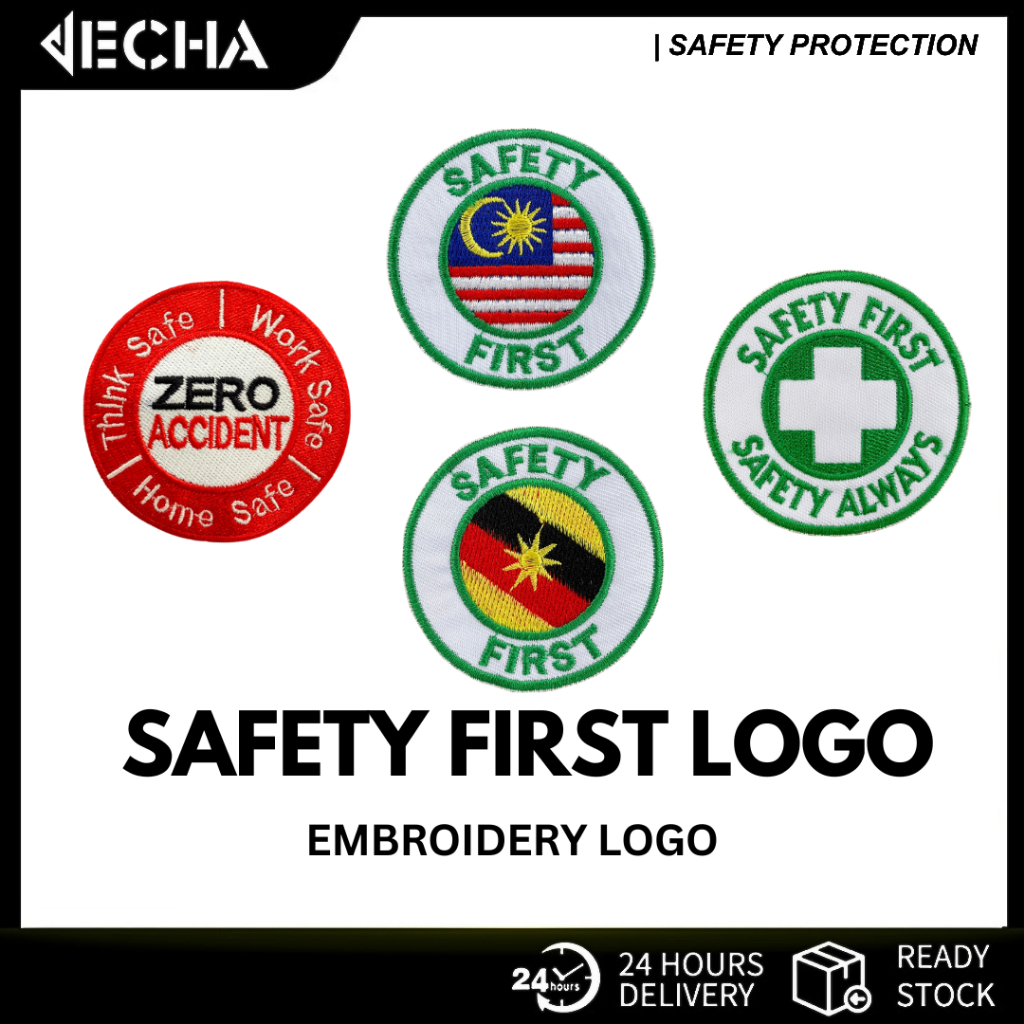 SAFETY FIRST LOGO EMBROIDERY โลโก้ SULAM SAFETY