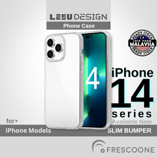 เคสโทรศัพท์มือถือ กันกระแทก ลาย LEEU SLIM BUMPER สําหรับ iPhone 14 14 Pro Max 14 Plus 13 Pro 12 Mini 11 ProMax