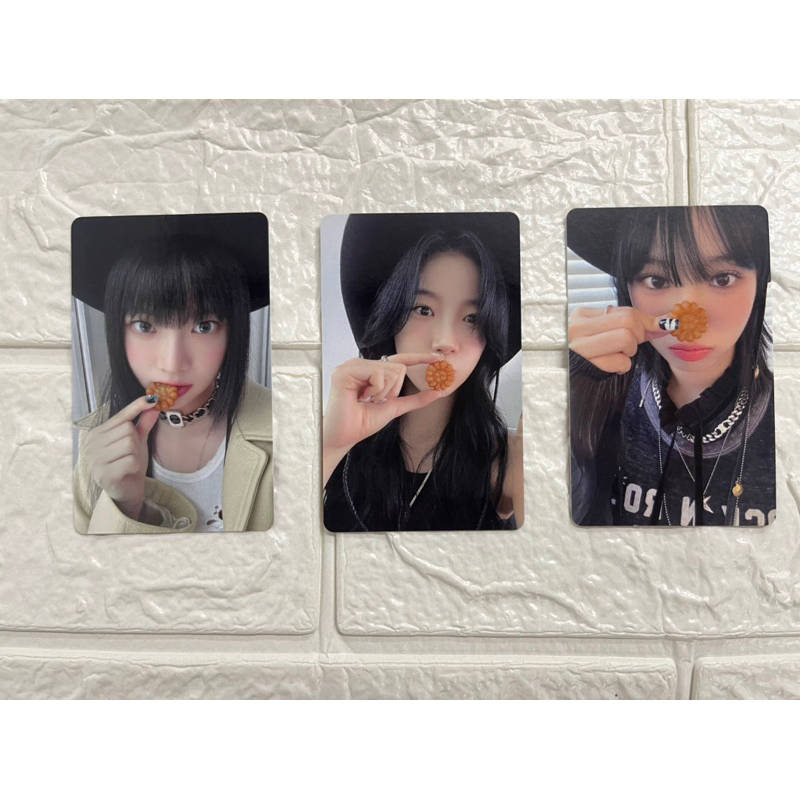 LE SSERAFIM Eunchae Kazuha Chawon Unforgiven Weverse Fansign POB Photocard PC
