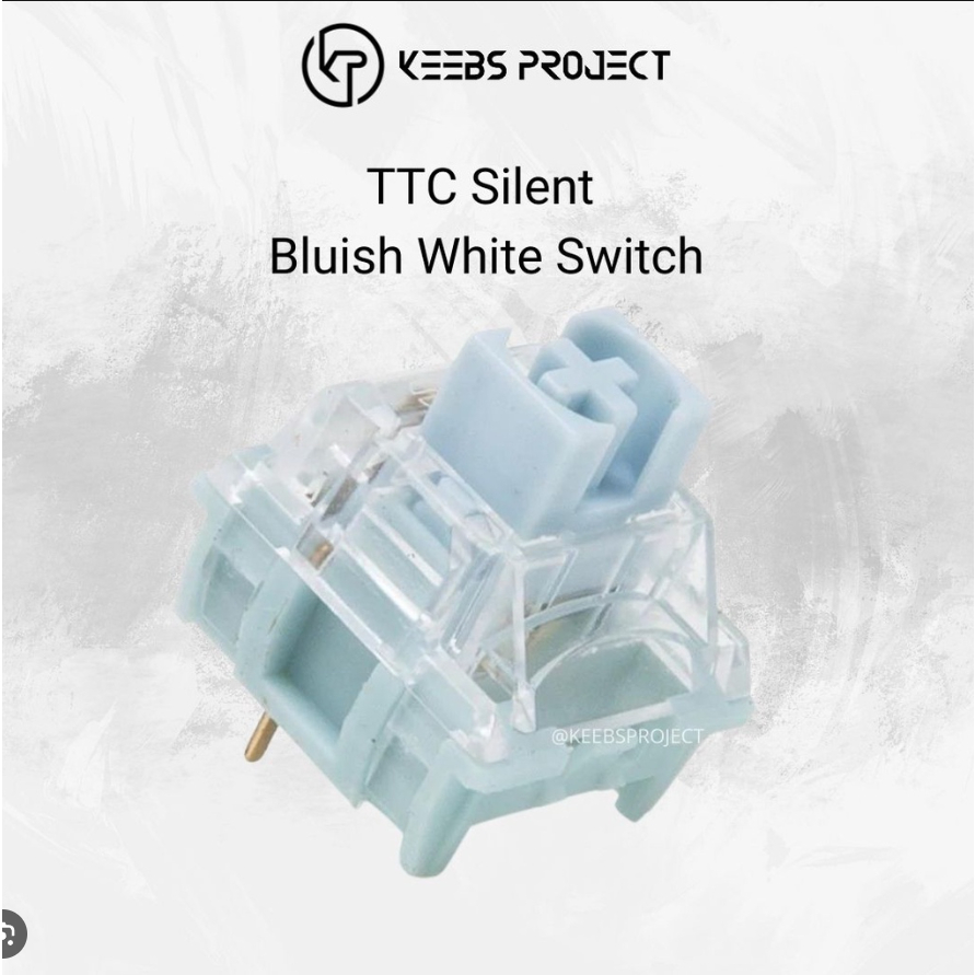 TTC Bluish White Holy Panda Tactile Switch สําหรับคีย์บอร์ดแบบกลไก
