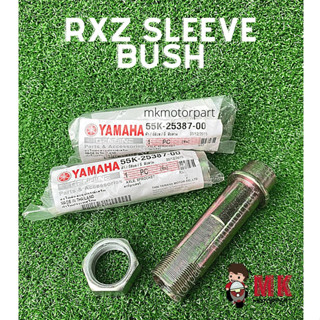 Yamaha RXZ SLEEVE BUSH &amp; NUT สําหรับเพลาเฟืองหลัง