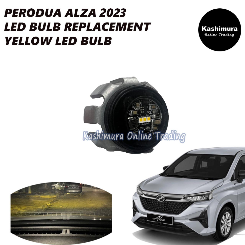 DLAA PERODUA ALZA 2023 LED BULB REPLACEMENT