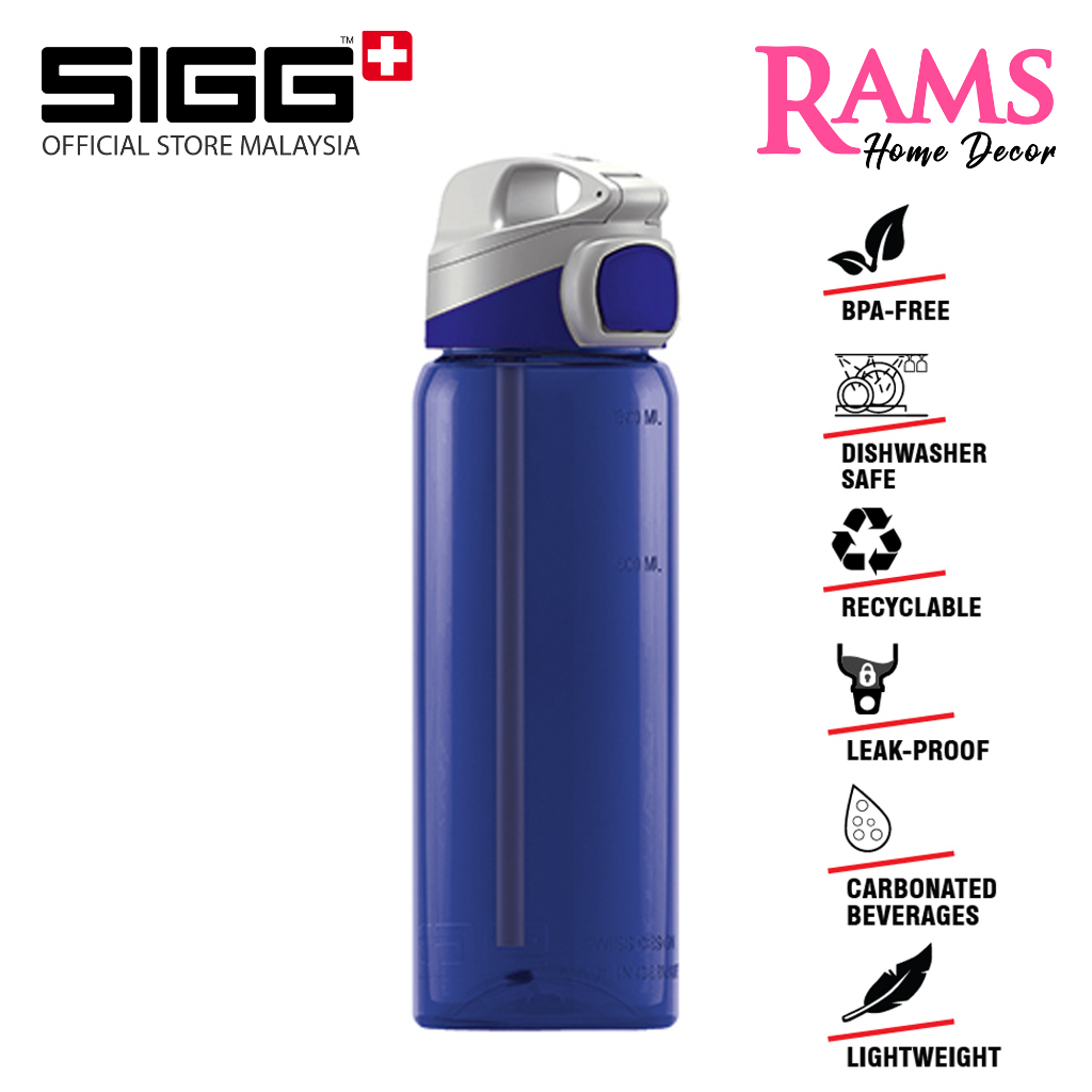 SIGG 600ml Miracle Tritan Sports Water Bottle Swiss Made - Berry / Green / Blue / Transparent