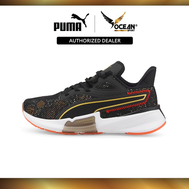 Puma Women PWRFrame TR Frida Training Shoes (สีดํา) 37666501