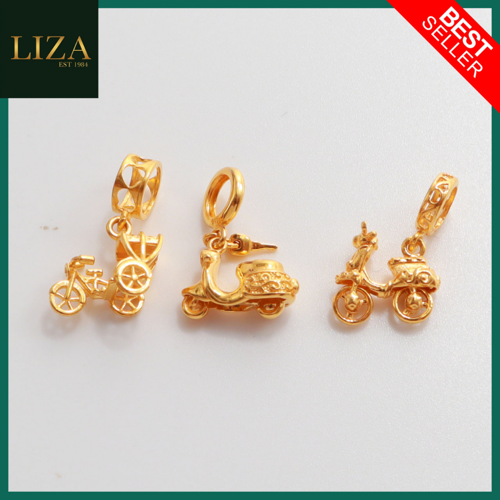 ของสะสม Liza Gold ของ Motorsical Charm &amp; Gold Beca 916