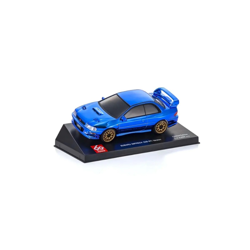 Kyosho ASC SUBARU Impreza 22B-STi Version Chrome Blue Kyosho 60th Anniversary Limited Edition