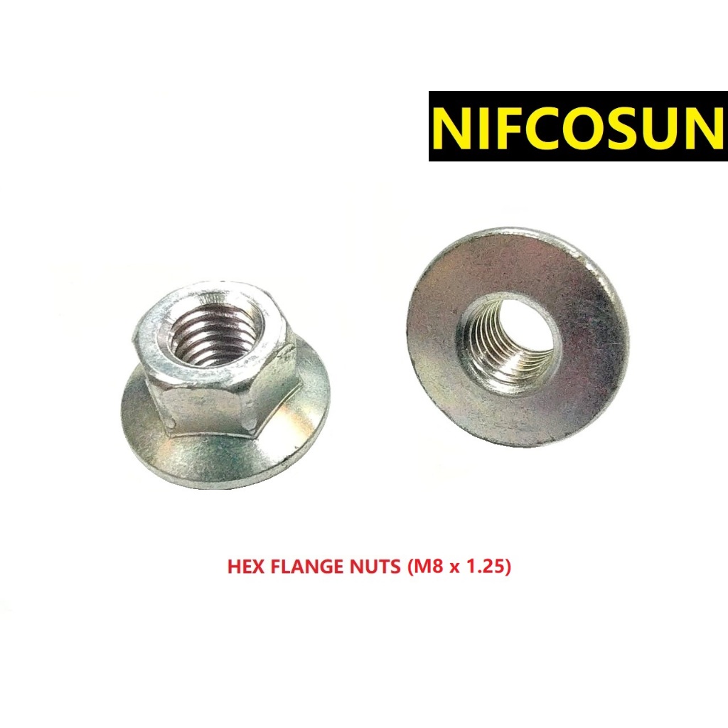 น็อต HEX FLANGE (M8x1.25)