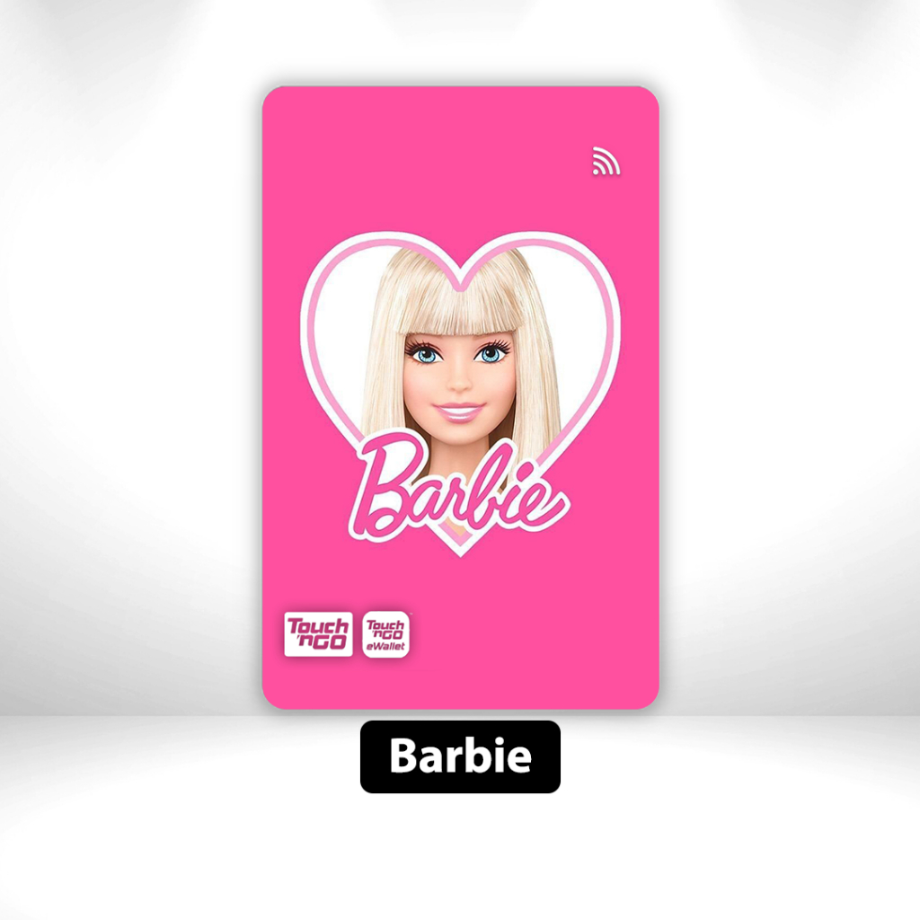 Barbie - Sticker Touch n Go TNG Sticker NFC Card Skincard Barbie โดย Sticko Animation