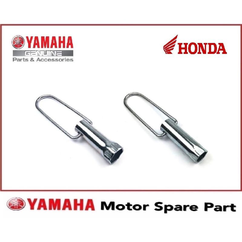 (5=Rm10) SS2 RG Y80 Y110 EX5 C70 W125 W100 W100R CX110 PLUG OPENER MOTOCYCLE SPARK PLUG SPANNER