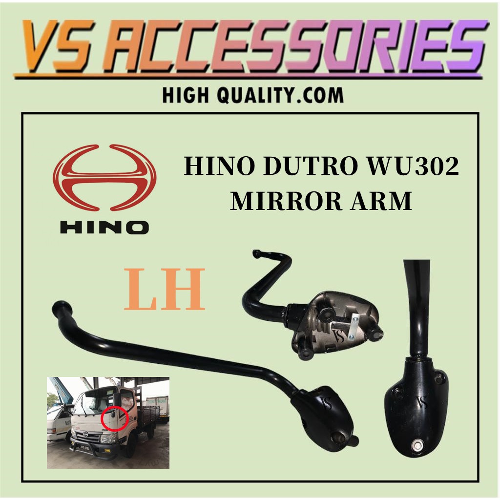 HINO DUTRO WU302 MIRROR ARM LH/RH