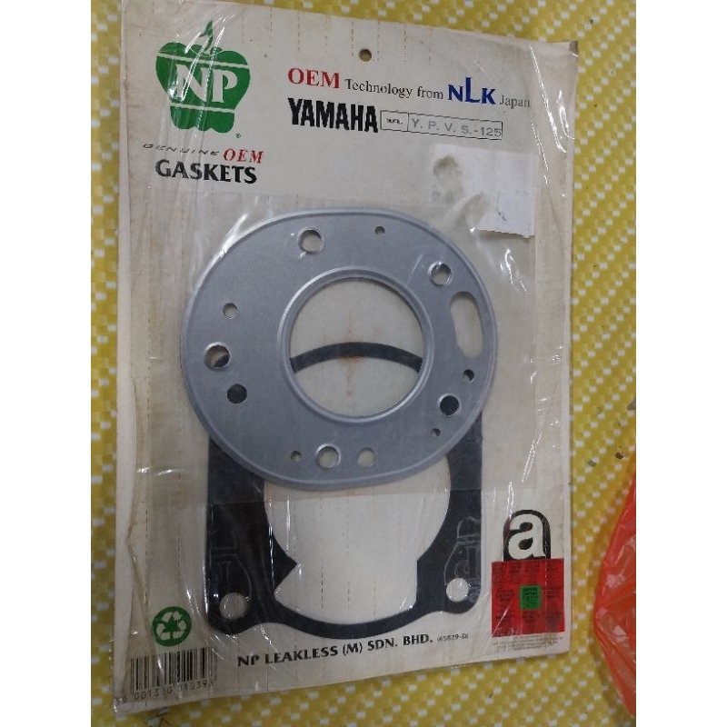 Yamaha RD125 Ypvs YP125 ปะเก็นด้านบน Sed