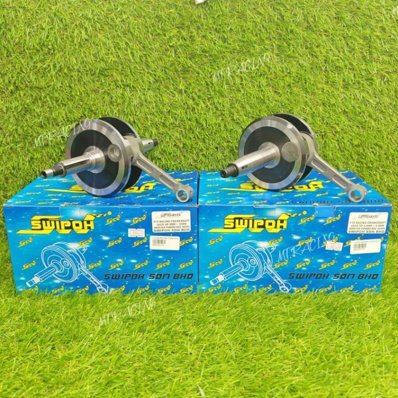SWIPOH RACING CRANKSHAFT Y15ZR LC135 Y15 135LC LC JACK ROD 8MM 4.8MM PIN BESAR ROD RACING JET ROD JA