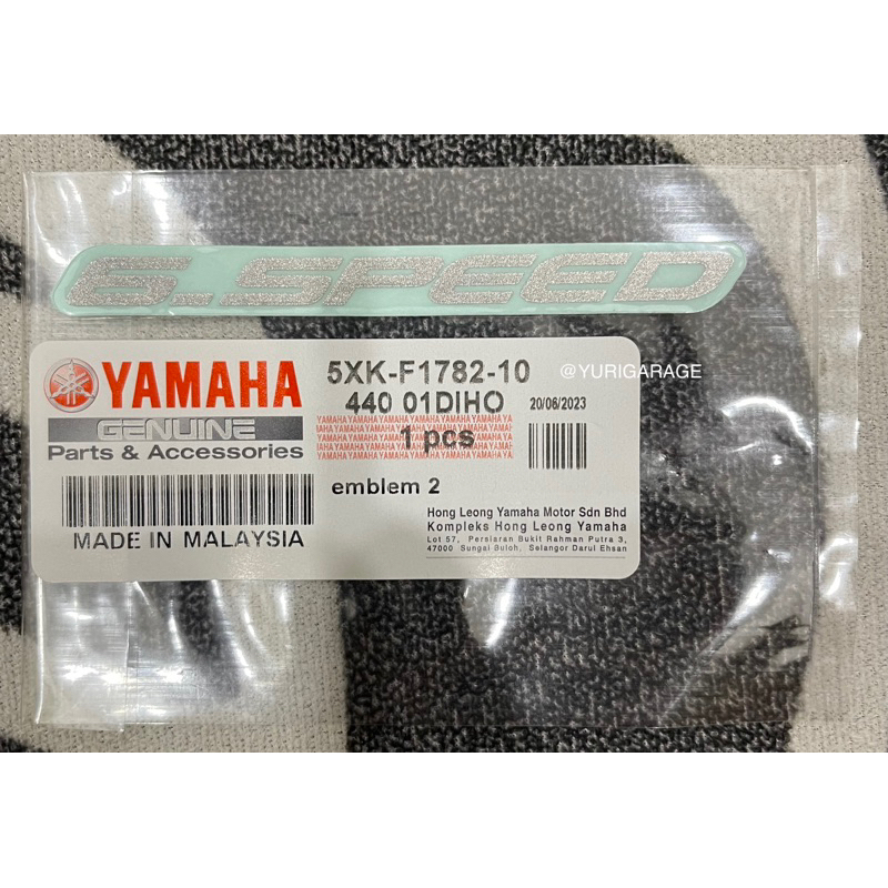 YAMAHA Y125ZR 6 สปีดกราฟิกสําหรับฝาครอบด้านข้าง HLY 5XK-F1782-10