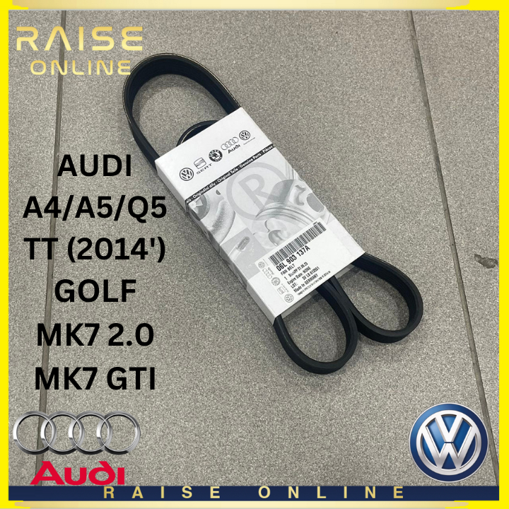 VOLKSWAGEN GOLF MK7 2.0 MK7 GTI PASSAT B8 AUDI A4 A5 Q5 TT ( 2014 ) FAN BELT ( 06L 903 137A )