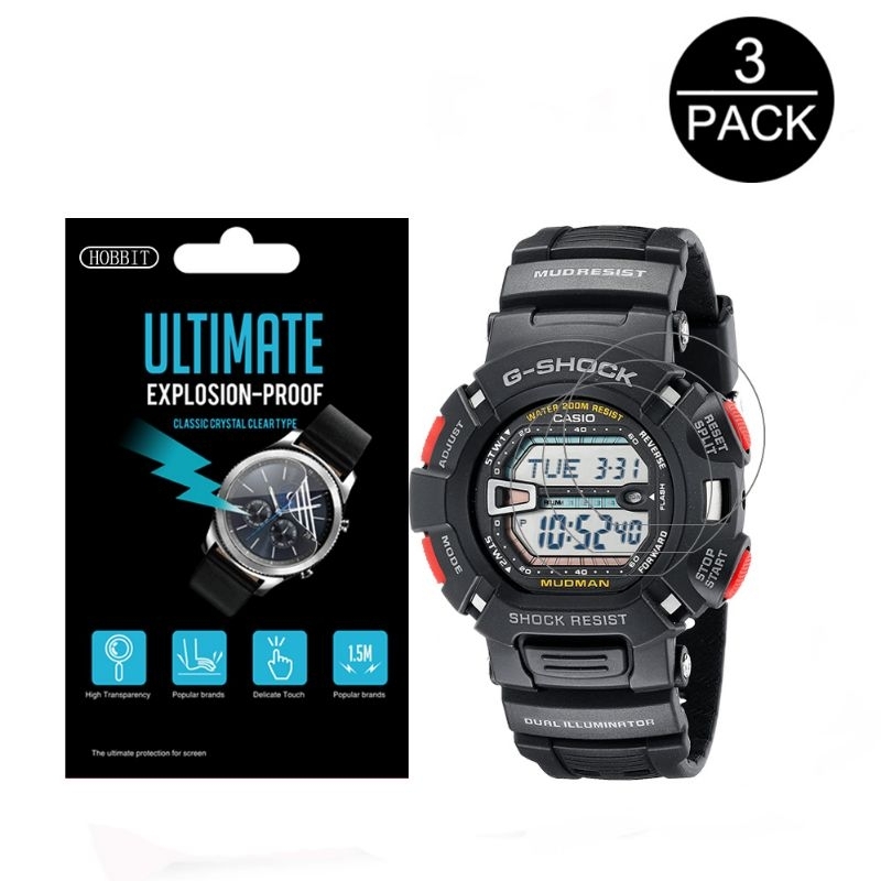 สําหรับ G-shock Mudman G-9000 กระจกป้องกันหน้าจอนาฬิกา