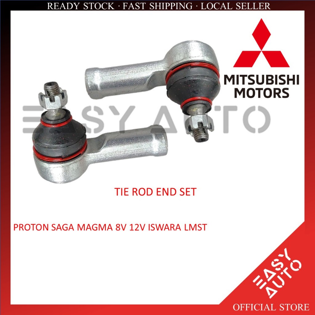 1 ชุด 2 ชิ้น !! PROTON SAGA MAGMA 8V 12V ISWARA LMST - MB489407 TIE ROD END SET ( EASY AUTO )