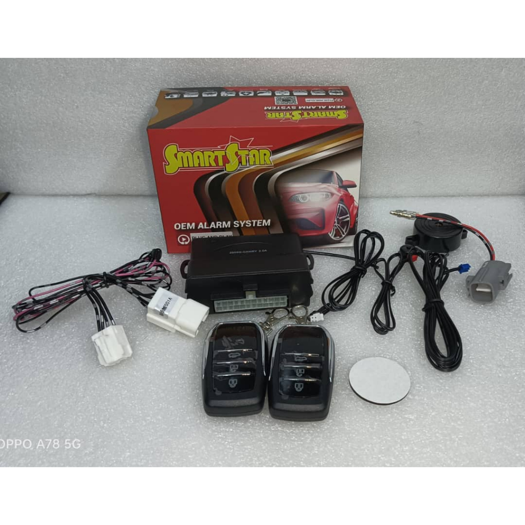 TOYOTA CAMRY 2.0 CC (SM-2505F) & 2.4 CC (SM-2505G) ALARM 2002-2007 PLUG & PLAY SM-2505F