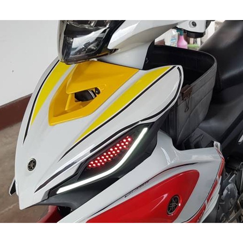 โคมไฟนักบิน Yamaha LC135 V1 V2 V3 V4 V5 V6 V7 สัญญาณด้านหน้า Depan Mata Gaban Gambang Dyno ZPat Vis 