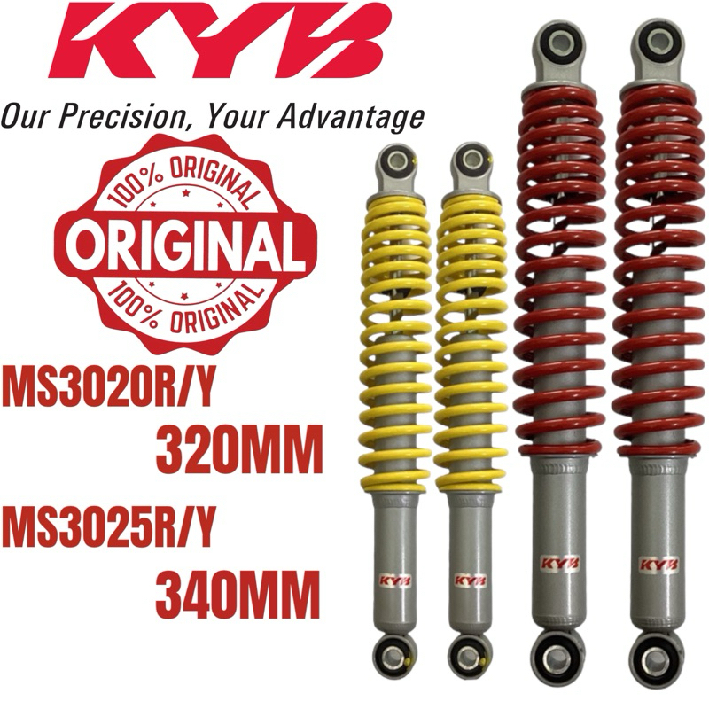 WAVE110 WAVE100 DASH110 EX5 WAVE125 FUTURE KYB SHOCK ABSORBER MONOSHOCK REAR ABSORBER 320MM 340MM