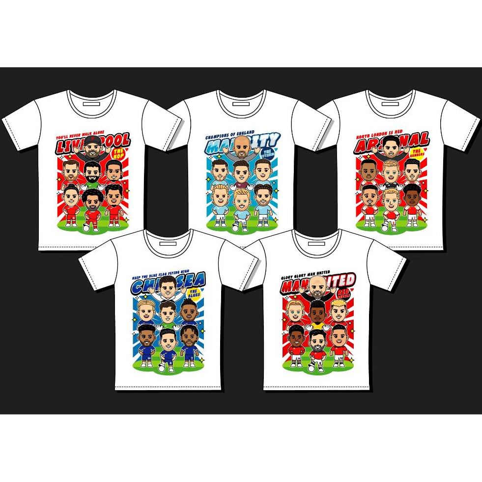 เสื้อยืด FOOTBALL เสื้อยืด LIVERPOOL เสื้อยืด MAN CITY TSHIRT ARSENAL TSHIRT MAN UNITED