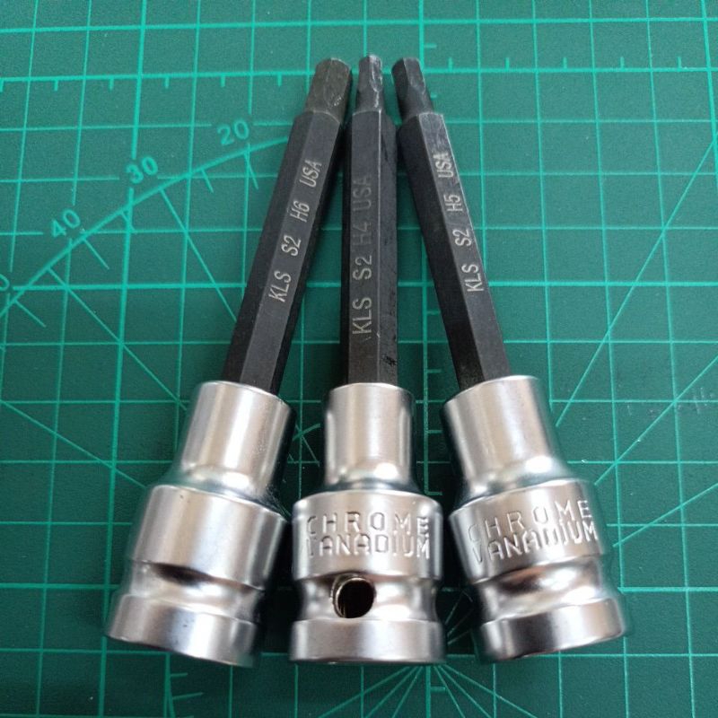 ALLEN KEY BIT IMPACT HEX BIT H4 H5 H6 ALLEN กล่องกุญแจ SPANNER BUKA ALLEN KEY SCREW มอเตอร์ DISC