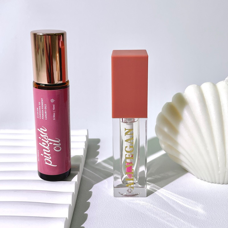 Allvegan Pinkish Oil Color Changing Lip Oil Glossy Lip Oil