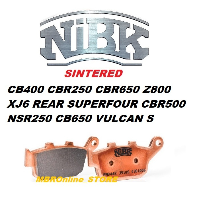 แผ่นดิสก์ NIBK INSTERED PM044S CB400 CBR250 CBR650 Z800 XJ6 ด้านหลัง SUPERFOUR CBR500 NSR250 CB650 V