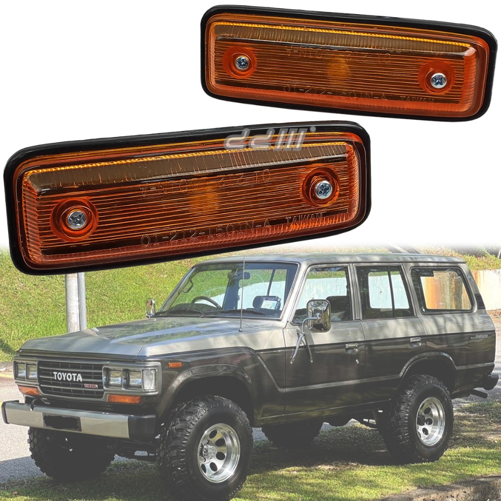 Toyota Land Cruiser 60 Series BJ60 FJ60 HJ60 BJ61 โคมไฟด้านข้างสัญญาณโคมไฟ Fender Lampu