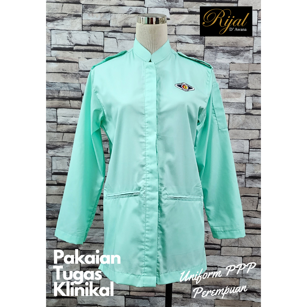 UNIFORM PPP KLINIKAL - หญิง (ฟรีโลโก้ SULAM PPP & NAMA)