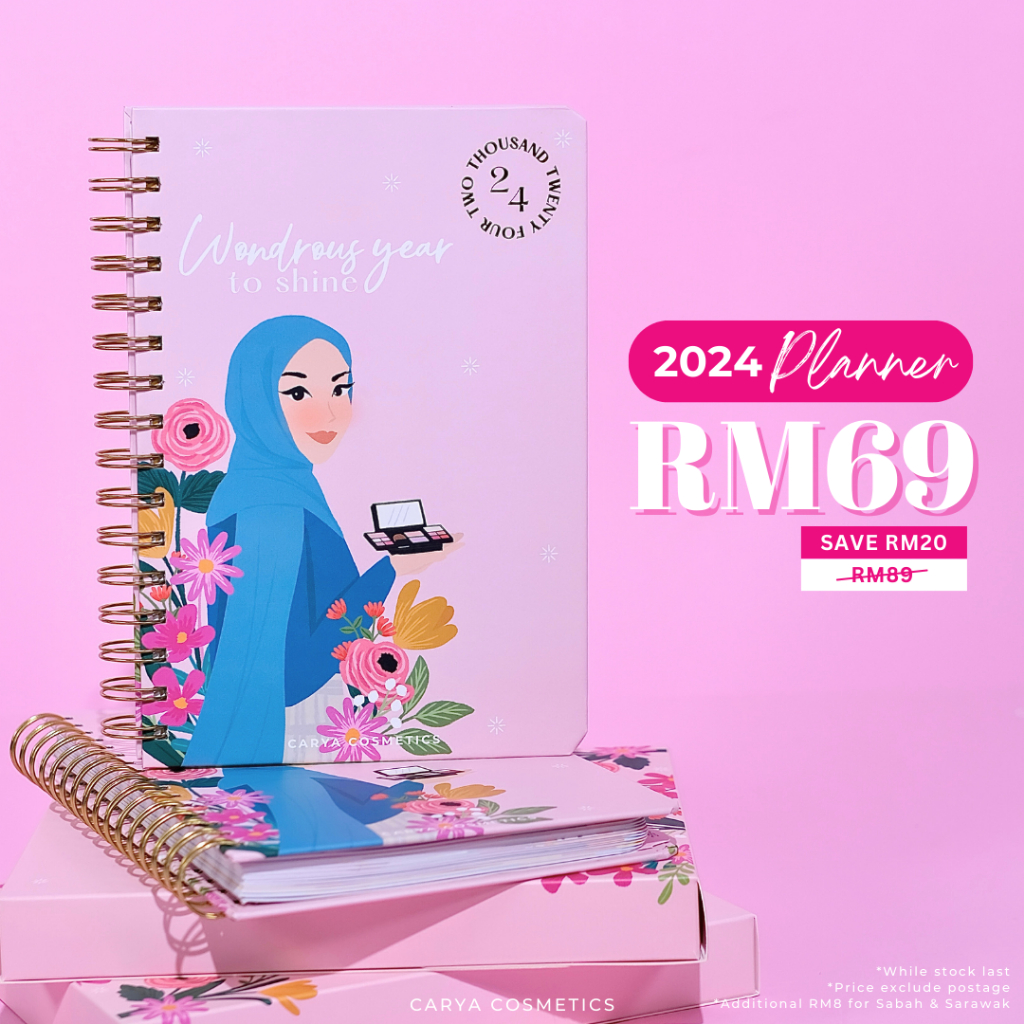 Carya Cosmetics HQ 2024 Planner