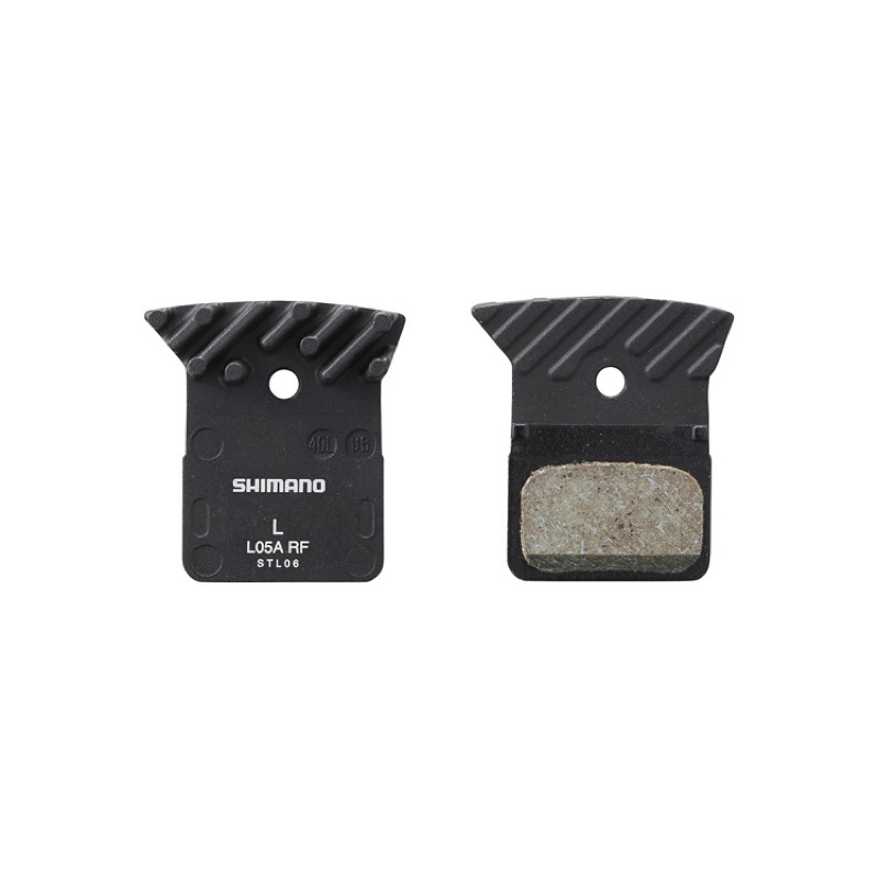 ผ้าเบรคหลัง SHIMANO ROAD DISC พร้อมครีบ L05A-RF