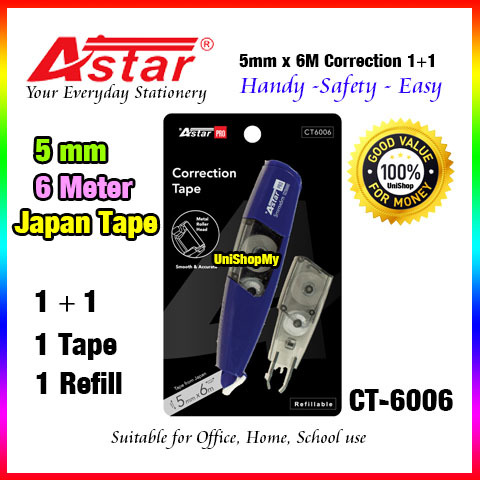 Astar Pro Correction Tape 5mm x6M - รีฟิล