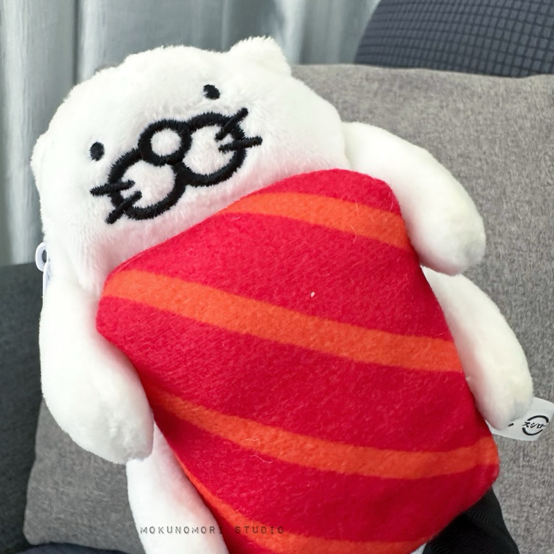 ญี่ปุ่น x Dakkozushi Sushiro แมวญี่ปุ่น Neko Fluffy เหรียญกระเป๋ากรณีบัตร Pass Case