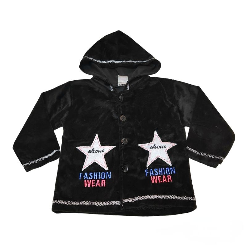 BK08 (2YRS) เสื้อสเวตเตอร์เด็กมีฮู้ด