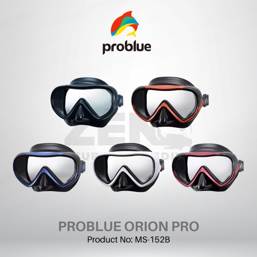 Zen Scuba - Problue Orion Pro Scuba Diving Mask MS152B