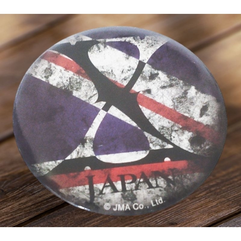X JAPAN ( XJAPAN ) HIDE/YOSHIKI : ROUND CAN MIRROR JAN24 !! ️-( % official & authentic Japan edition