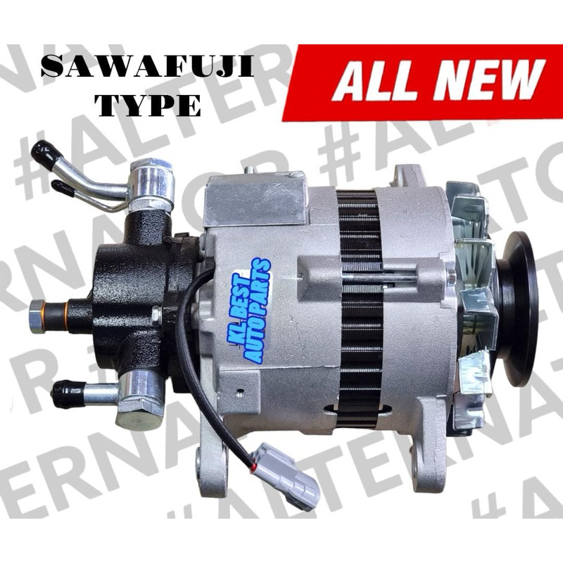 100% ใหม่ HINO 24V DUTRO 300 W04D WO4D WU710 WU720 WU600 WU640 WU302 WU410 60AMP พร้อมปั๊มดีเซล ALTE
