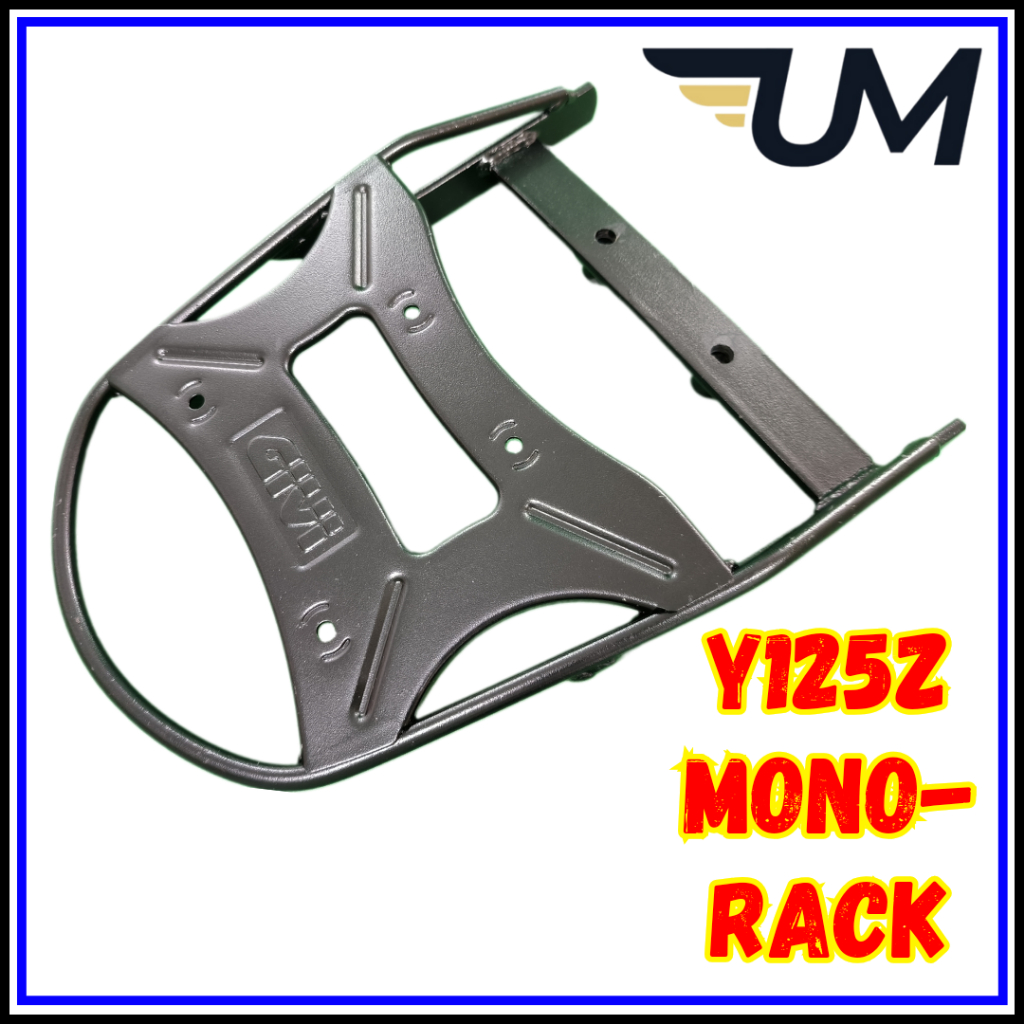 มอเตอร์รถจักรยานยนต์ สําหรับ YAMAHA Y125Z MONORACK CARRIER GIVI MV RAK KOTAK MONO RACK VRACK V-RACK Y125 Y125ZR 125Z