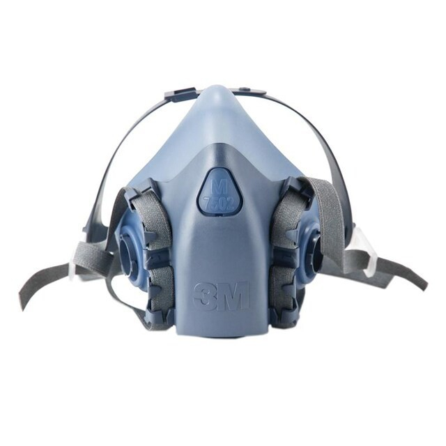 3M 7502 & 7501 เครื่องช่วยหายใจแบบใช้ซ้ําได้แบบครึ่งหน้า