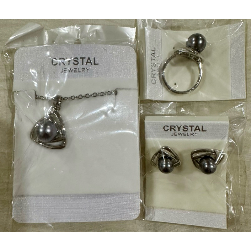 ชุดจี้ Black Pearl 黑灯一套 Black Pearl