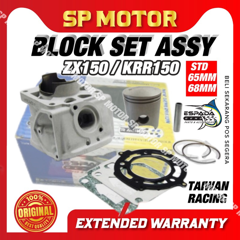 ESPADA RACING BLOCK BLOK KAWASAKI ZX150 KRR150 STD 59MM 65MM 68MM
