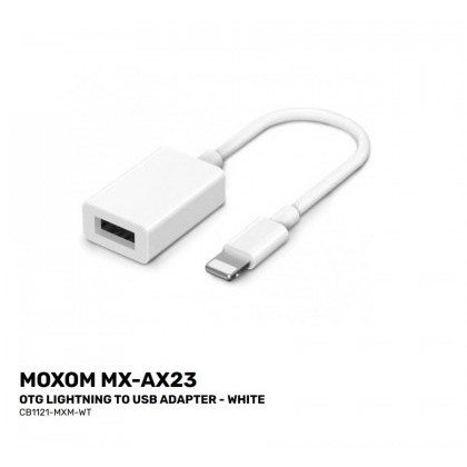 MOXOM MX-AX23 MX-AX24 OTG อะแดปเตอร์แปลงสําหรับ Iphone เป็น USB TYpe C ถึง USB Universal AX23 AX24
